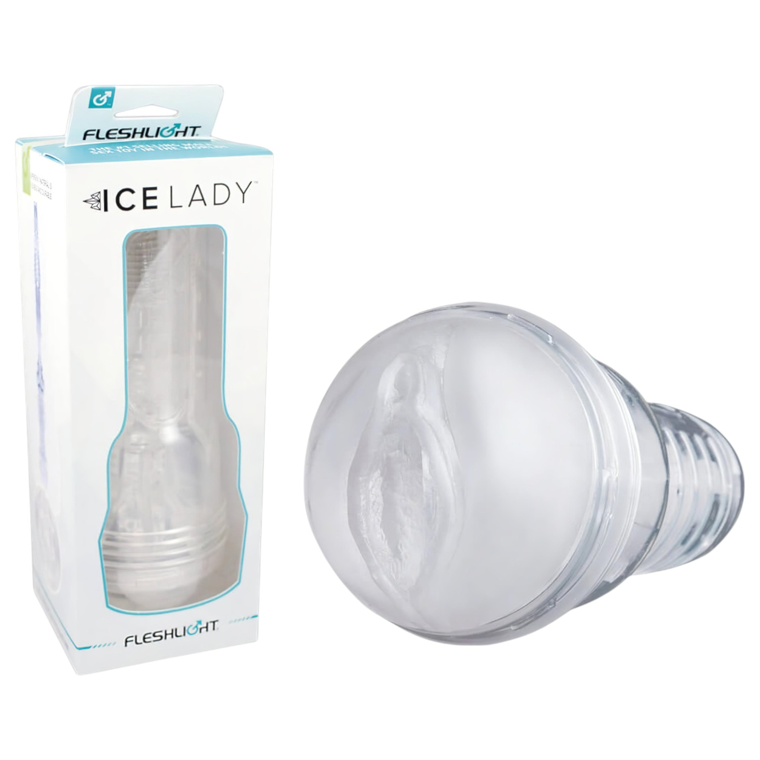 Fleshlight Ice Lady - průhledná vagína