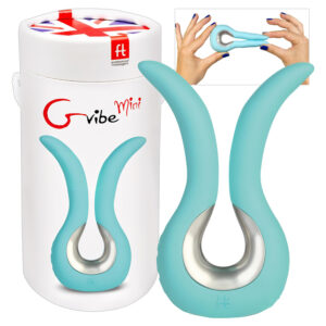 G-vibe Mini - USB silikonový vibrátor (máta)