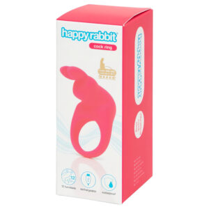 Happyrabbit Cock - nabíjecí vibrační erekční kroužek (růžový)