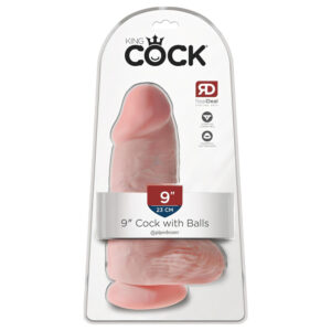 King Cock 9 Chubby - přísavný