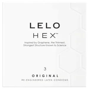 LELO Hex Original - luxusní kondom (3ks)