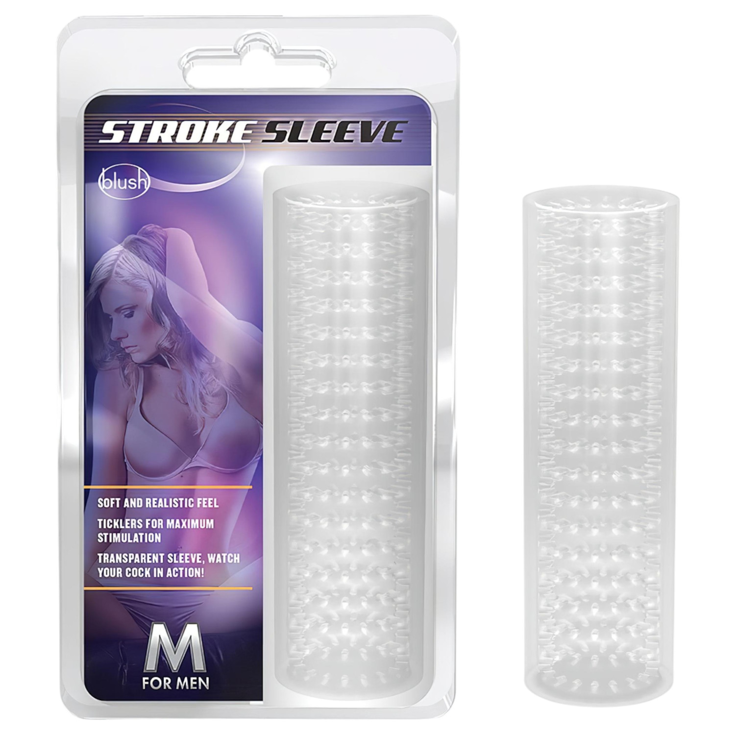 M Pro Muže - penisová manžeta (průhledná)