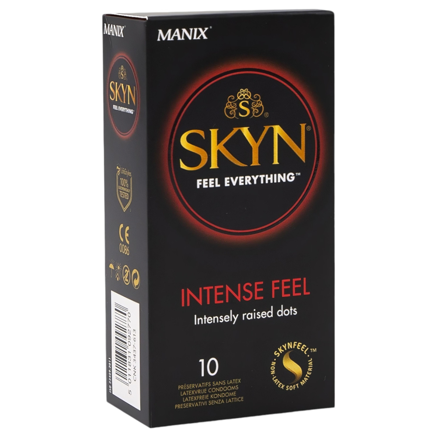 Manix SKYN Intense - bezlatexové korálkové kondomy (10ks)