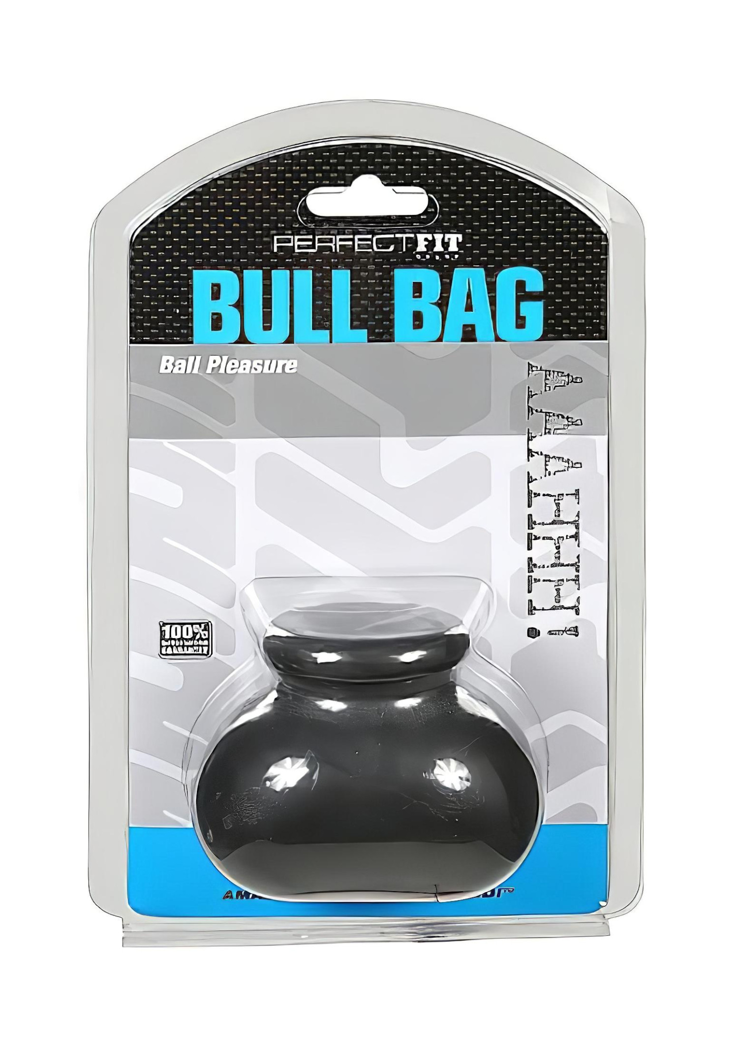 Perfect Fit Bull Bag - černý vak a nosítko na varlata