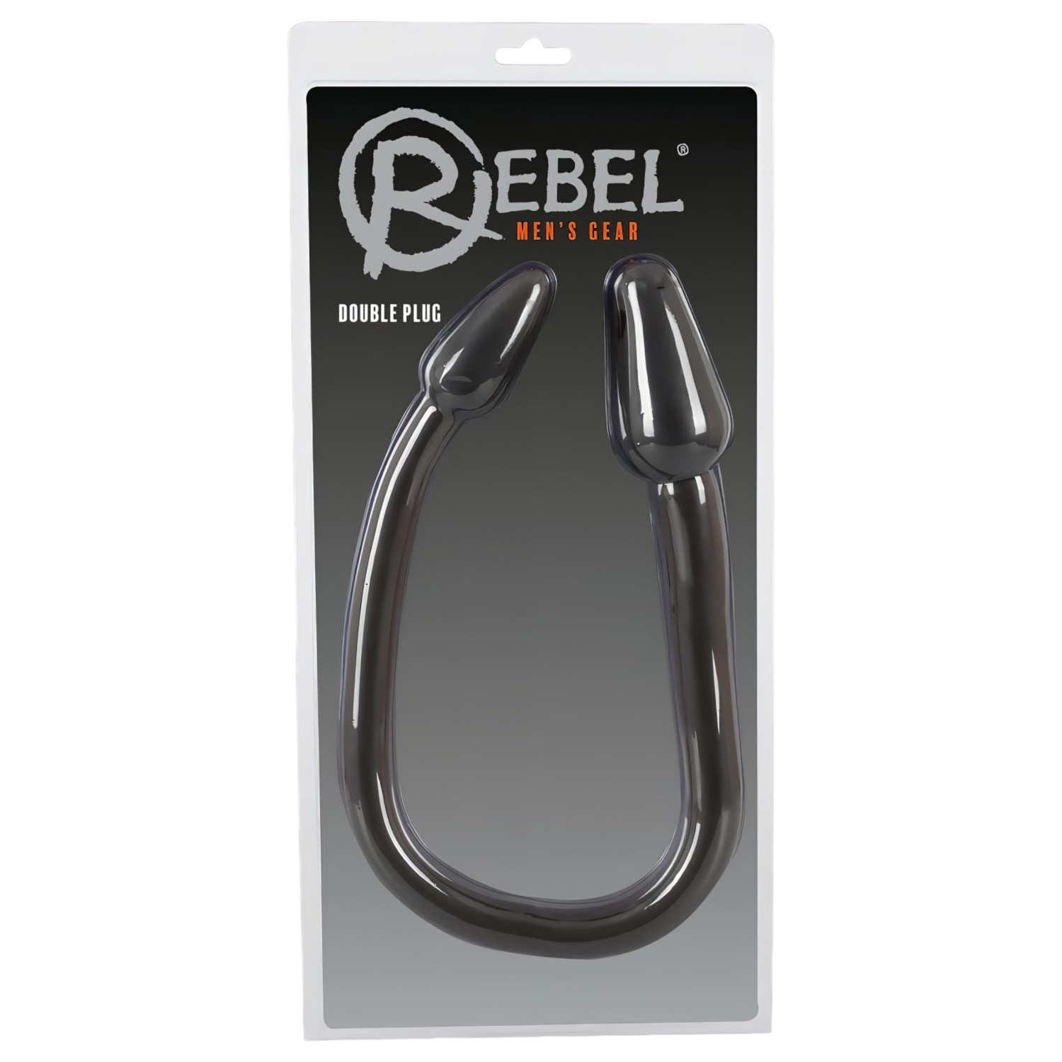 Rebel Double Plug - dvojitý anální kolík (černý)