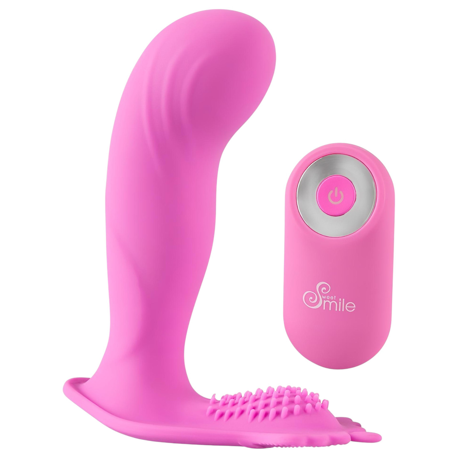 SMILE G-Spot Panty - akumulátorový rádiový vibrátor (růžový)