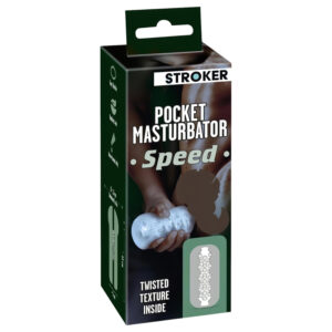 STROKER Speed - průhledný anální masturbátor