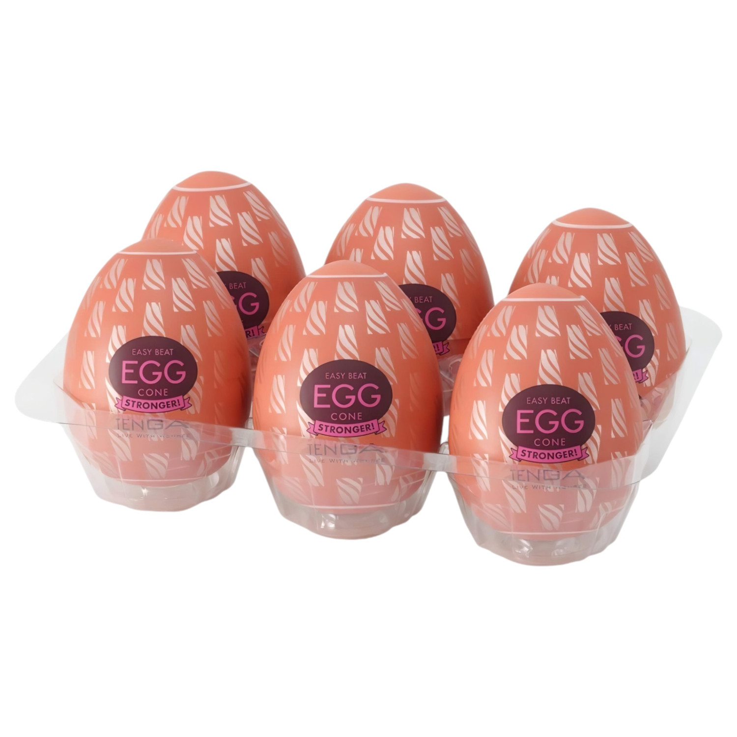 TENGA Egg Cone Stronger - vajíčko masturbátor (6 ks)