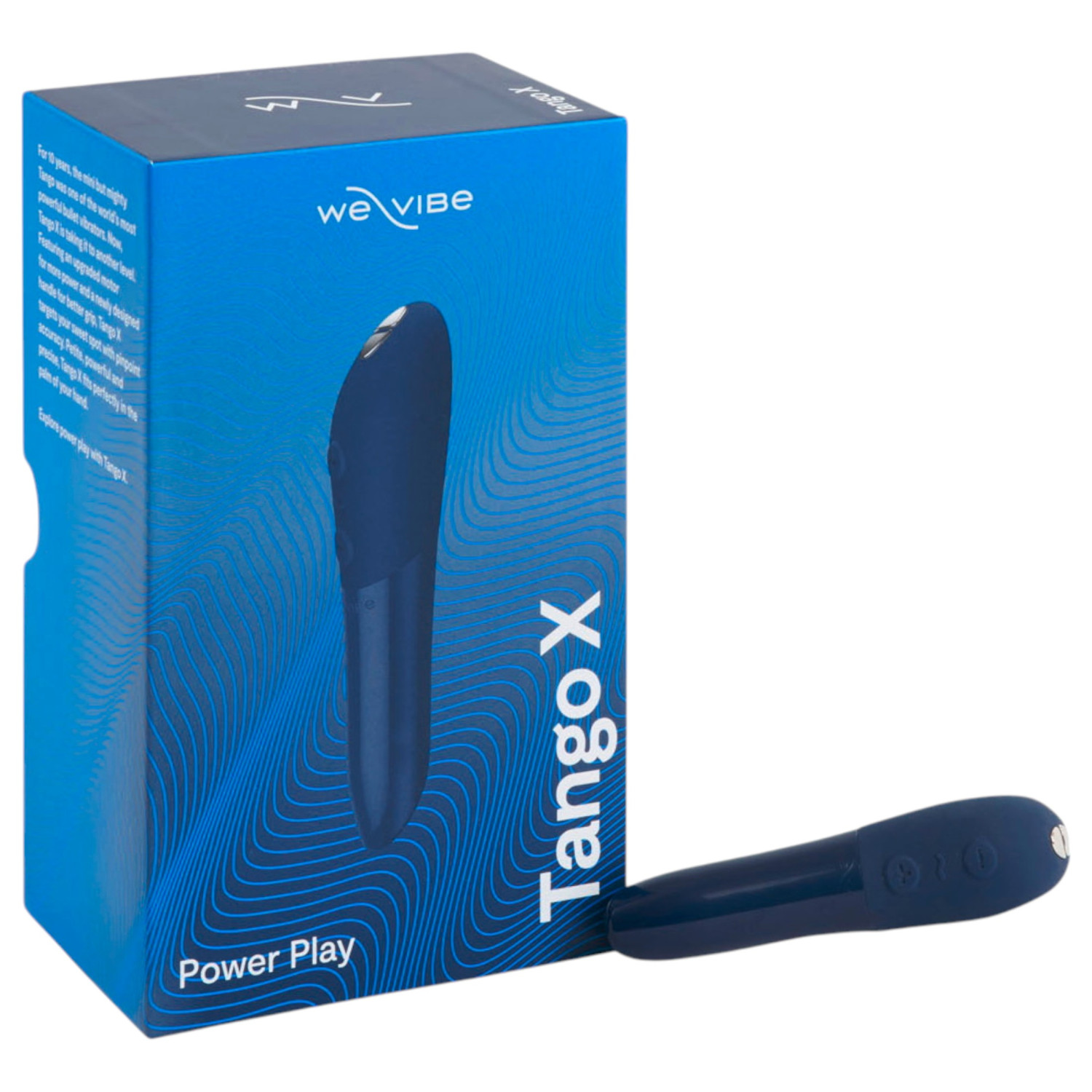 We-Vibe Tango X - voděodolný tyčový vibrátor (modrý)