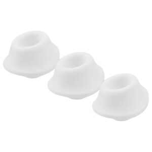 Womanizer Premium M - náhradní sací hlavice sada - bílá (3 ks)