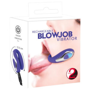 You2Toys - Blowjob - akumulátorový silikonový ústní vibrátor (fialový)