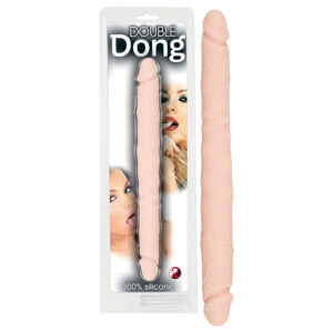 You2Toys - Double Dong - 100% silikon dildo (přírodní)