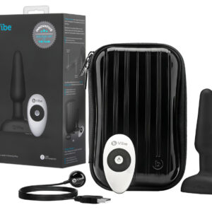 b-Vibe trio - anální vibrátor se 3 motory (černý)