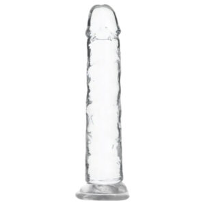 Addiction Crystal - přísavkový dildo (průhledný) - 18cm