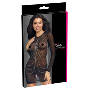 Cottelli - řetízková ozdoba na tělo (stříbrná)