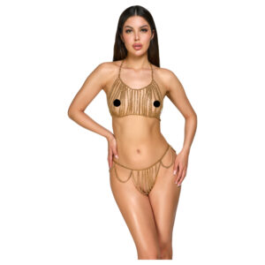 Cottelli - řetízkový ozdoba na tělo (zlatá)