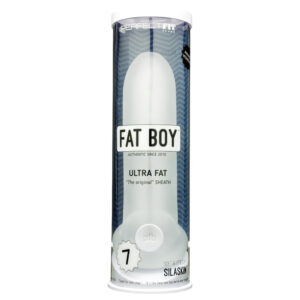 Fat Boy Original Ultra Fat - penisový návlek (19 cm) - bílý