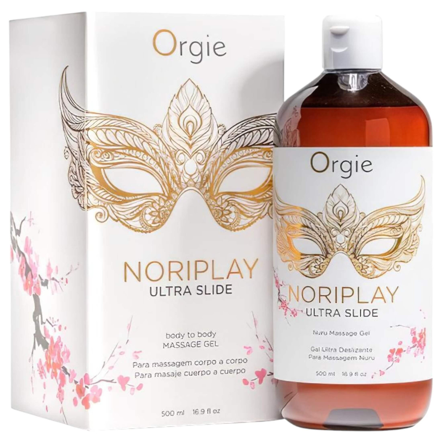 Orgie Noriplay - hedvábný NURU masážní gel (500ml)