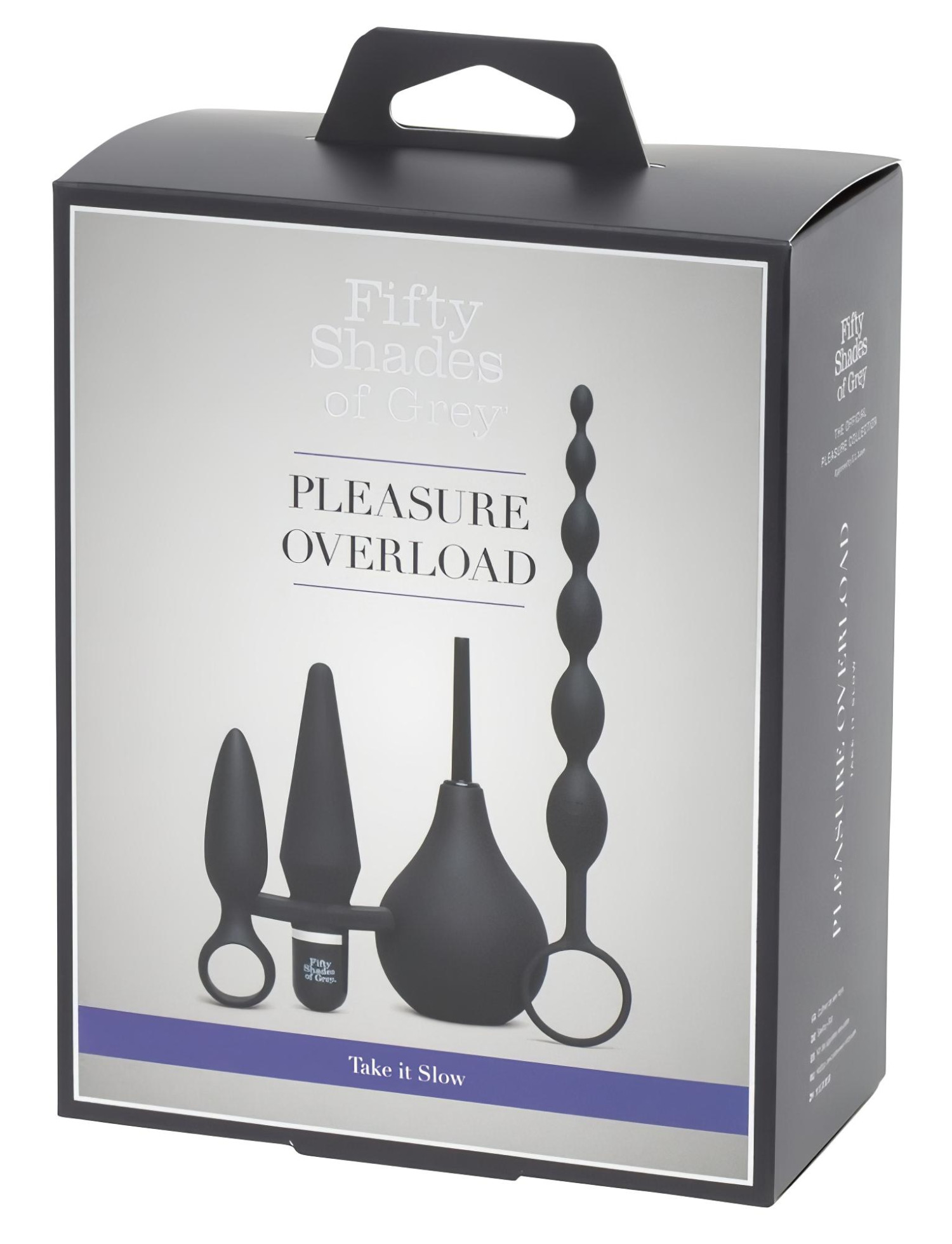 Padesát odstínů šedi Take It Slow - 4v1 anální sada (černá)