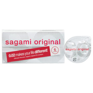 Sagami Original 0.02 - kondom - 55mm (6ks)