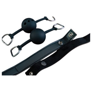 Sei Mio - sada na roubík do úst - 2 kusy (černá)