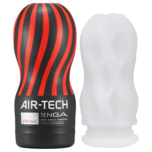 TENGA Air Tech Strong - texturovaný masturbátor (bílý)