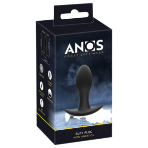 ANOS - akumulátorový vodotěsný vibrátor na prostatu (černý)