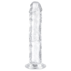 EasyToys - gelové dildo - 16 cm (průhledné)