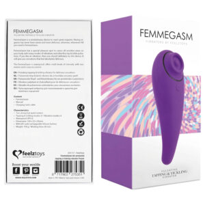 FEELZTOYS Femmegasm - dobíjecí 2v1 klitorální vibrátor (fialová)