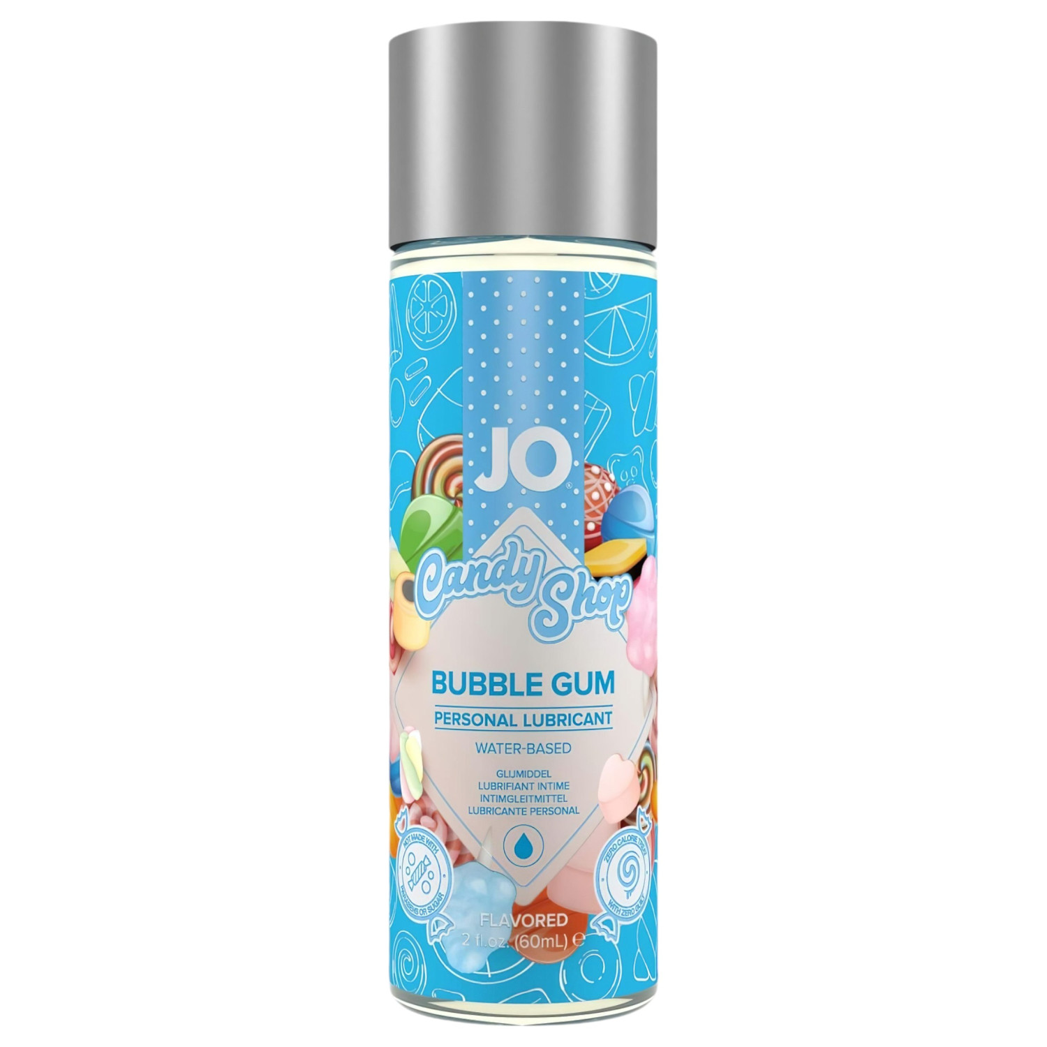 JO Candy Shop Bubble Gum - vodní lubrikant (60 ml)