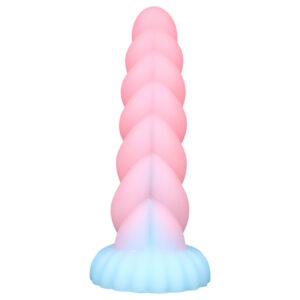 OgazR - svítící jednorožec dildo - 22cm (duha)
