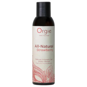 Orgie All Natural - gel na vodní bázi - jahoda (150ml)