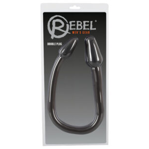 Rebel Double Plug - dvojitý anální kolík (černý)
