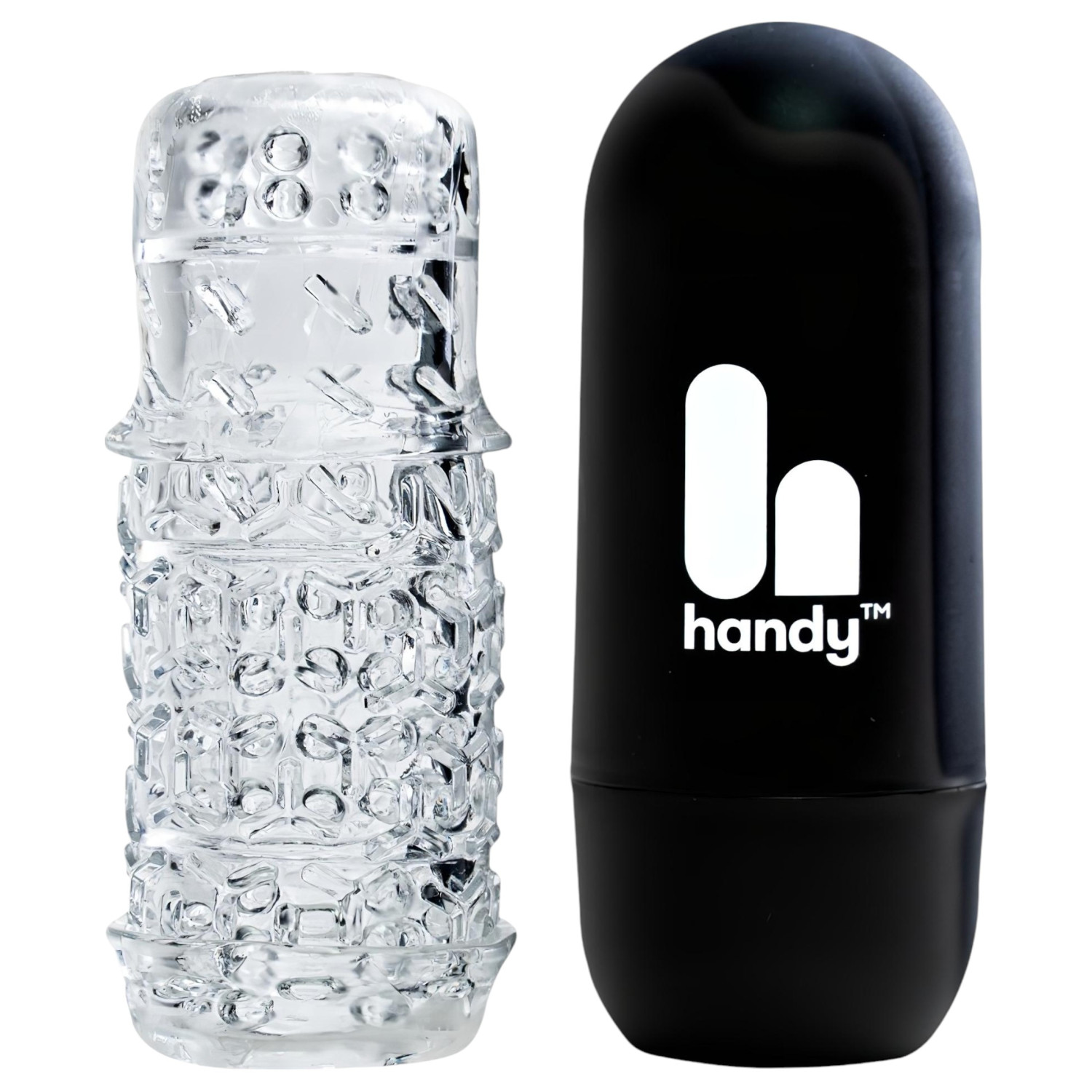 The Handy TrueGrip Gen 2 rukáv - masturbační pomůcka (průhledný)