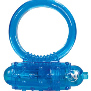 You2Toys - silikonový vibrační kroužek na penis (modrý)