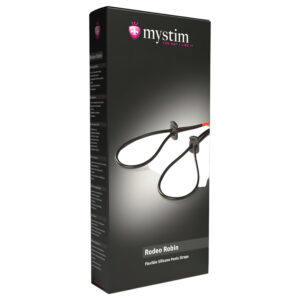 mystim Rodeo Robin - elektro kroužek na penis a varlata