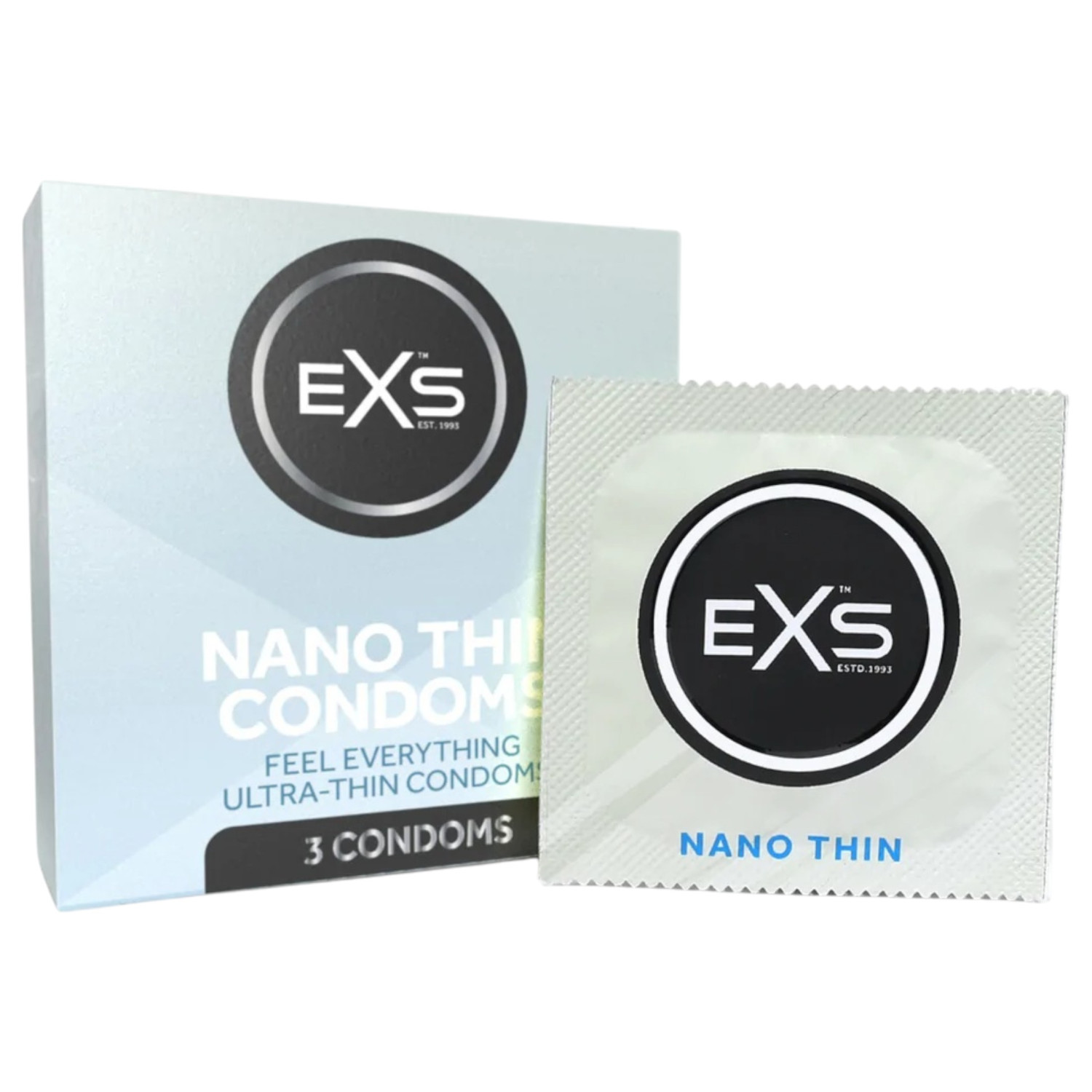 EXS Nano Thin - ultra tenký kondom (3 ks)