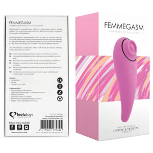FEELZTOYS Femmegasm - Nabíjecí 2v1 klitoridální vibrátor (růžový)