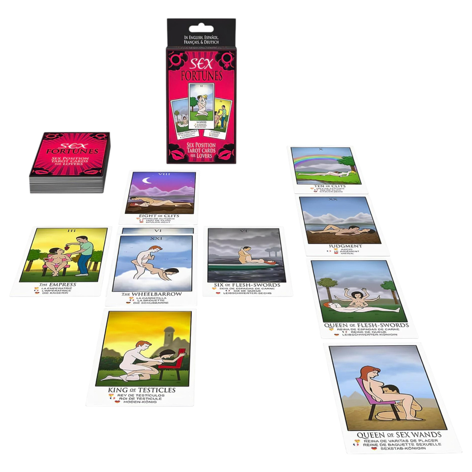 Kheper Games - sexuální pozice tarotové karty