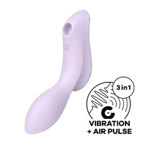 Satisfyer Curvy Trinity 2 - 2v1 pulzující vibrátor (fialový)