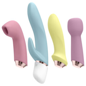 Satisfyer Marvelous Four - sada akumulátorových vibrátorů (4 části)