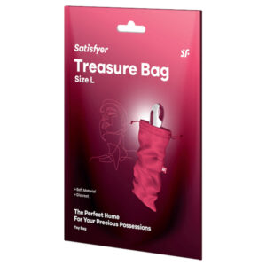 Satisfyer Treasure Bag L - úložná taška - velká (růžová)