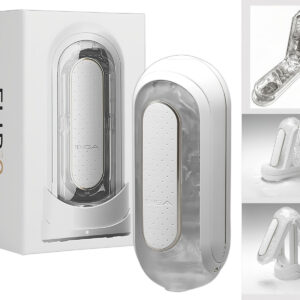 TENGA Flip Zero - vibrující masturbátor (bílý)