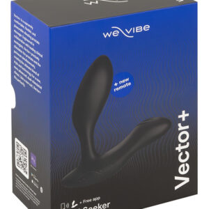 We-Vibe Vector+ - nabíjecí chytrý anální vibrátor (černý)