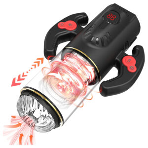 AlvUp - rotující masturbační zařízení (černé)