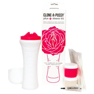 Clone-a-Pussy - sada na modelování vagíny a manžetna (růžová)