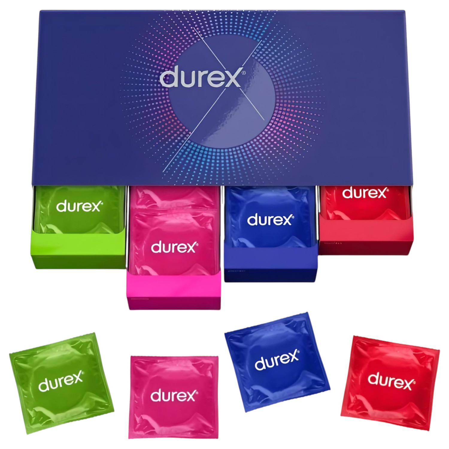 Durex Surprise Me - sada kondomů - mix druhů - 40 ks