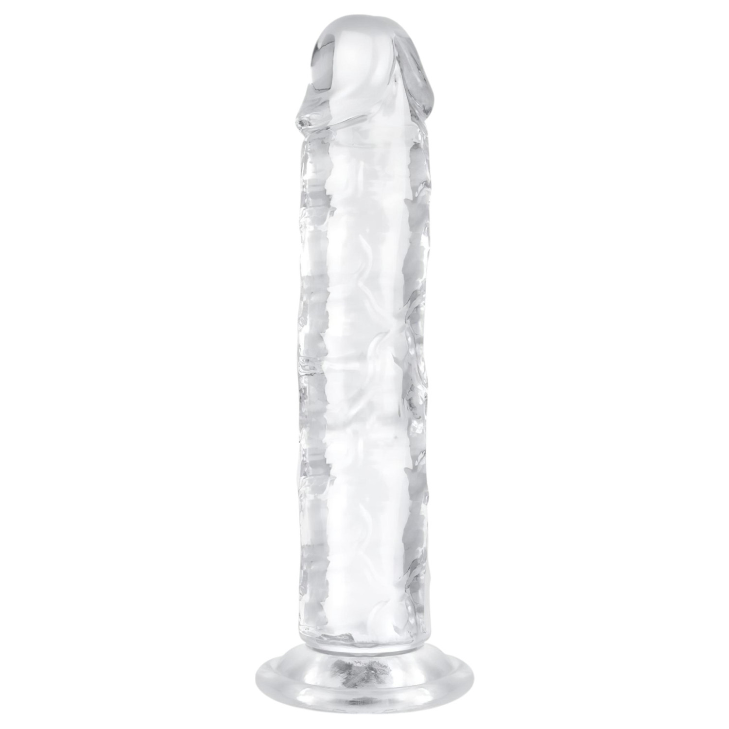 EasyToys - gelový dildo - 16 cm - transparentní