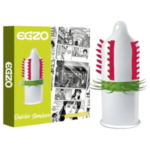 Egzo Dulche Bombero - pichlavý stimulační kondom (1 ks)