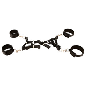 Fetish Fantasy - sada pro připoutání k posteli (černá)